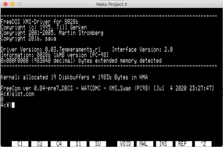 pc 98 emulator neko project 2 using fdd files